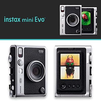 instax mini 40 instant film camera, easy use with automatic exposure, Black