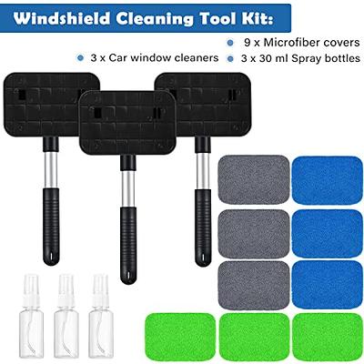 Car Window Cleaner With Detachable Handle Windshield Cleaning Tool