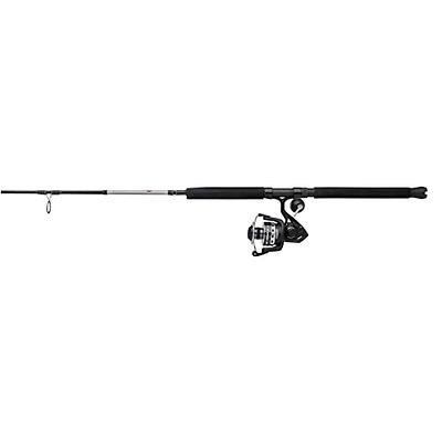 Fiberglass Fishing Rod and Reel Combo - Portable 2-Piece 65 in