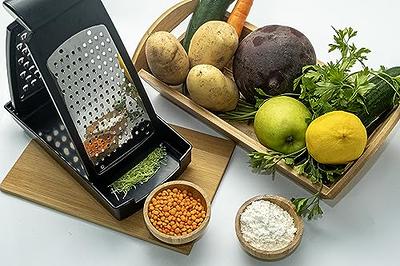 Cheese Grater with Food Saver Container 2 in 1 Fruit Vegetable