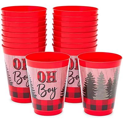 red plastic cups 16 oz party