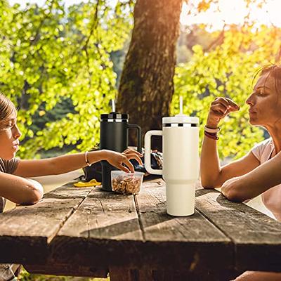 40oz Stainless Steel Thermos Cups With Handle Vacuum Coffee