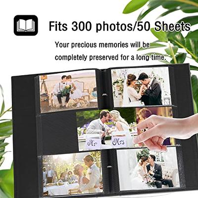 Artmag Photo Picture Album 4x6 300 Photos Extra Large Capacity Leather  Cover
