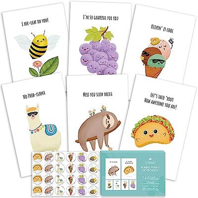 Coloring Cards: Set of 6 Cards for Kids to Color and Practice Letter  Writing - All Occasion Greeting Cards with Envelopes 100% Recycled and Made  in