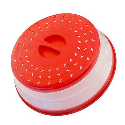 Microwave Collapsible Lid, 2 Pieces Collapsible Microwave Cover, Food  Warming Lid Microwave Splash P