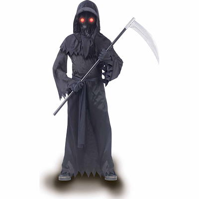 Fun World Boys' Silver Mirror Ninja Costume - Size 12-14 - Black