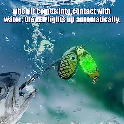 Led Fishing Lures Fishing Spoons Underwater Flasher Saltwater Trolling  Lights( Color : Colorful )