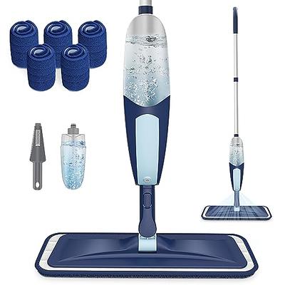 TIMIVO Dust Mop, Microfiber Mops for Floor Cleaning, with Height Adjustable  Handle and 1 Washable Mops Pad, Wet & Dry Floor Cleaning Mop for Hardwood