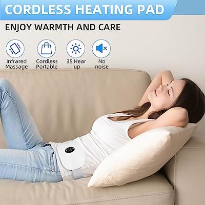 Heating Pads for Cramps, Latumab Cordless Portable Menstrual Heating Pad,  Fast Period Pain Relief Heating Pad