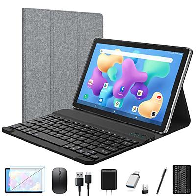 2024 Newest Android 13 Tablet with Keyboard, 10.1 inch Tablet,4 + 64GB  Storage, Octa-Core, Android Tablet with Dual Camera, Google GMS Certified