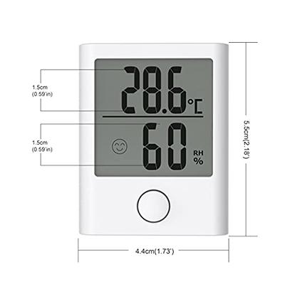 ThermoPro TP157 Hygrometer Indoor Thermometer for Home, Room Thermometer  Humidity Meter with Accurate Temperature Humidity Sensor for Greenhouse  Baby