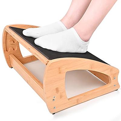 Under Desk Step Stool Foot Massager Footrest Non-slip Foot Pad