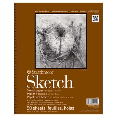 Strathmore 5.5 x 8.5 400 Series Sewn Bound Toned Gray Sketch Art Journal