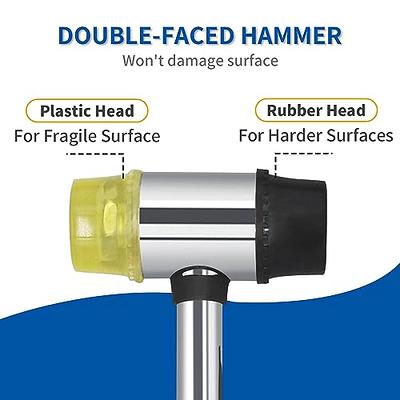 Rubber Hammer-KAIHAOWIN 25mm Small Rubber Mallet Soft Plastic Mallet Hammer  with Ergonomic Shaped Anti-Slip Handle for Jewelry Making Leathering Crafts  Woodworking - Yahoo Shopping