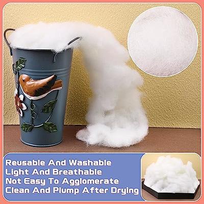 Polyester Fiber Fill Premium Fluff Stuffing Fill Fiber, Pillow Cushion  Washable