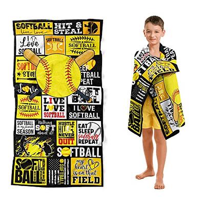 WERNNSAI Game Kids Beach Towel - 30” x 60” Microfiber Game Sand Free Towels  for Boys Bath Pool Camping Travel Towel Quick Dry Ultra Absorbent Super