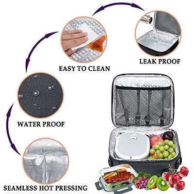 Premium Insulated Lunch Box | Soft Leakproof School Lunch Bag for Kids, Boys, Girls | Thermal Reusable Work Lunch Pail Cooler for Adult Men, Women, of