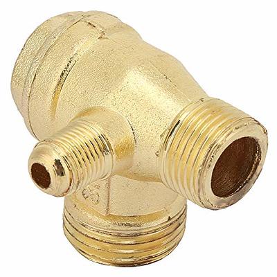 1/2 x 1/2 Compression x Male NPTF 90 Degree Forged Elbow Solid Brass –  compressor-source