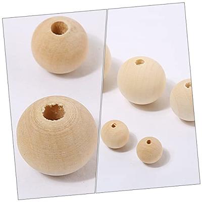 COHEALI 100pcs Hole Wooden Beads Circle Beads Hand Jewelry Natural Beads  Wooden Loose Beads Macrame Making Beads 25mm Beads for Crafts Wood Loose  Beads Necklace DIY Beads Round Lotus Tree - Yahoo