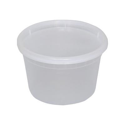 12 oz. Deli Containers with lids. 240 Pcs