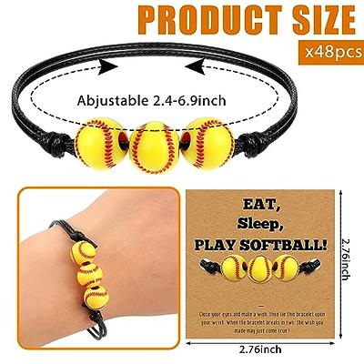 Sports Themes Baseball Beads