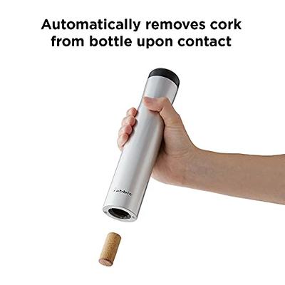 Rabbit Automatic Electric Corkscrew Wine Bottle Opener, One Size, Silver -  Yahoo Shopping