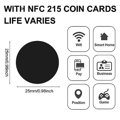 NFC Tags NFC Sticker Tags Ntag 215 NFC Cards NFC 215 Tag NFC Stickers  iPhone Compatible NFC Tags NFC Blank Cards NFC Chip Clear NFC Ntag215  Amiibo