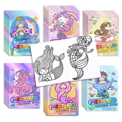 VTYEPOU Coloring Book Mermaid Party Favors - 36 Pack Mini Bulk Coloring  Books for Kids Ages 4-8 Girls Birthday Party Favors - Yahoo Shopping