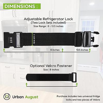 Urban August Upgraded Refrigerator Lock for Kids & Toddlers - 2 Pack  Multi-Functional Cabinet Locks for Adults & Fridge Door Lock with 3-Digit  Combination Lock & 8-13.5in Strong Adjustable Strap… - Yahoo Shopping