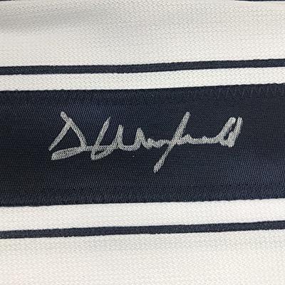 Dave Winfield Autographed and Framed White Pinstriped Yankees Jersey