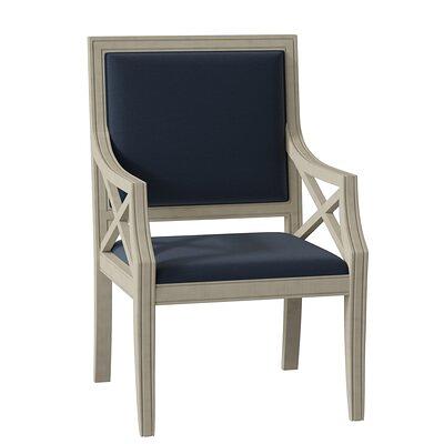 Gifford Upholstered King Louis Back Arm Chair Fairfield Chair Body Fabric:  9508 Smoke, Frame Color: Walnut - Yahoo Shopping