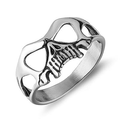 Gualiy Stainless Steel Rings Jewelry, Hiphop Rings Men, Vintage