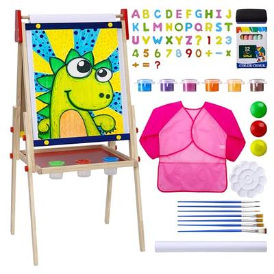 STEAM Life Easel for Kids Art Easel for Toddler Easel - 4in1