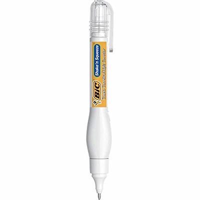 BIC Wite Out Shake N Squeeze Correction Pen 8 ml White Pack Of 2 - Office  Depot