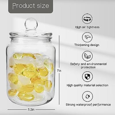 Dishwasher Tablet Storage, Laundry Pod Holder, Waterproof Jar for Cleaning  Pods 