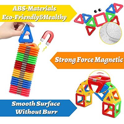  Magnetic Blocks-Build Mine Magnet World Edition, Magnetic Toys  for Boys & Girls Age 3-4 4-5 6-8, STEM Montessori Sensory Toys for Toddlers  Gifts for 3+ Years Old, Fidget Cubes Construction Toys 