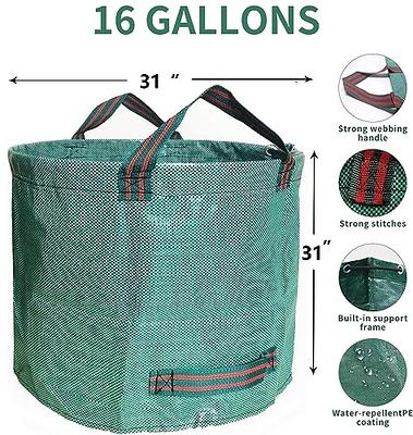 3-Pack 72 Gallon Lawn Garden Bags,Reusable Extra Large Leaf Bags