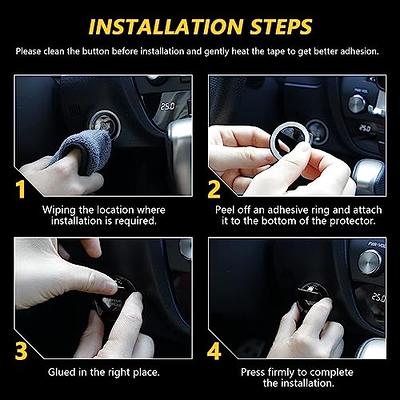 Car One-click Start Button cover Decorative Protective Cover For