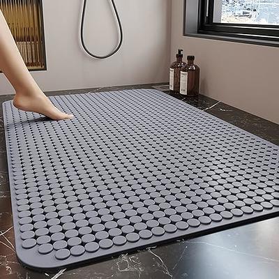 Non-Slip Bathtub Mat OTHWAY Soft Rubber Bathroom Bathmat with Strong  Suction Cups (Blue) - Yahoo Shopping