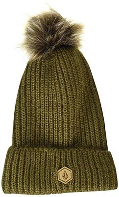 Eddie Bauer Women's Cabin Faux Fur Pom Beanie - White - One Size