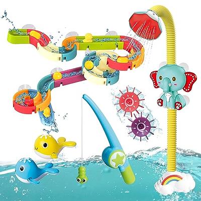 Baby Bath Toys for Toddlers 1-3, Duck Slide Water Toy for Ages 2-4