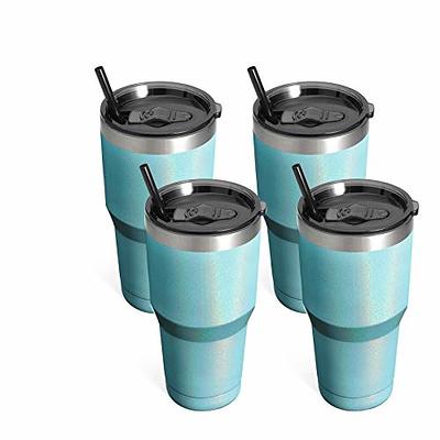 Acrylic Tumbler with Lid and Straw, 24 Oz Insulated Double Wall Cups -  Yahoo Shopping