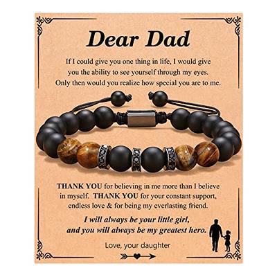 UNGENT THEM Valentines' Day Gifts for Dad from Daughter, Presents Dad  Bracelet Stuffers Christmas Birthday Fathers' Day Gifts for Dad Men Who  Have Everything Best Dad Gift - Yahoo Shopping