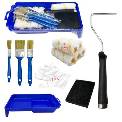 16pcs 2 Inch Small Paint Roller Kit with 6 High-Density Foam Paint
