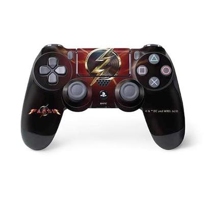 Skinit Calcomanía para juegos compatible con consola y controlador PS5,  diseño oficial de Warner Bros Flash Mixed Media