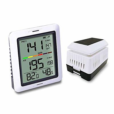 SMARTRO SC92 Professional Indoor Outdoor Thermometer Wireless Digital  Hygrometer Room Humidity Gauge Temperature and Humidity Meter & Pro  Accuracy