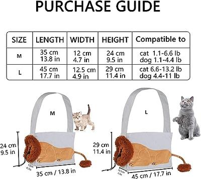 Petsfit Expandable Cat Carriers Airline Approved, 16x10x9 Small