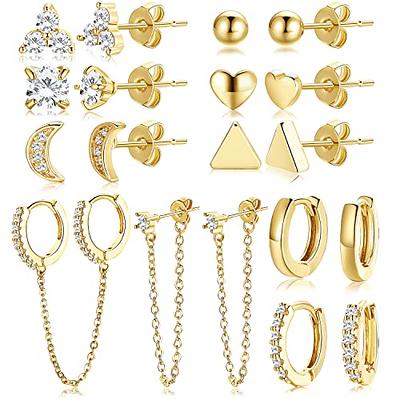 8 Pairs Earring Backs for Droopy Ears Earring Lifters Backs for