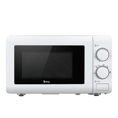 BLACK+DECKER Compact Countertop Microwave Oven 0.7 Cu. Ft. 700-Watts with  LED Lighting, Child Lock, White