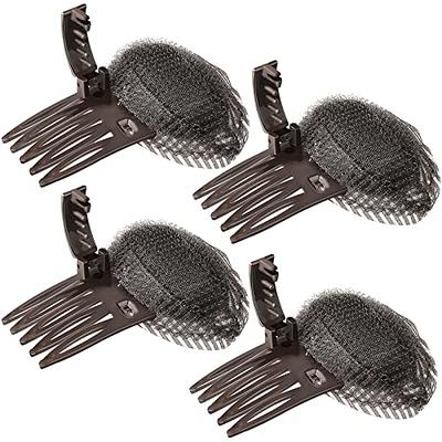 3Pcs Bump It Up Volume Hair Base Women Volume Bump Inserts Hair Bun  Invisible False Hair Clip Hair Bump Up Combs Clips Bump Fluffy Hair Pad  Styling Insert Tool for DIY Hairstyles-Dark